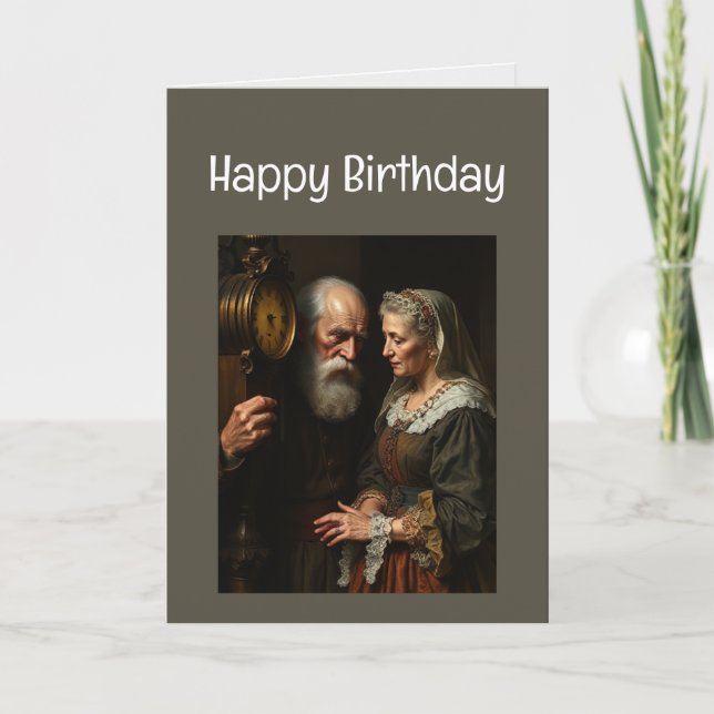 Grattis på födelsedagen är roligt att överraska di kort (Framsida)