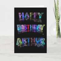 Grattis på födelsedagen Arthur Card