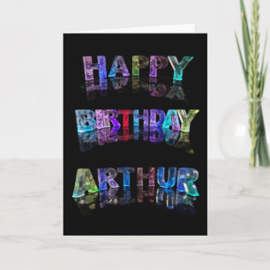 Grattis på födelsedagen Arthur Card Kort