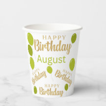 Grattis på födelsedagen Augusti födelsedagar Pappr