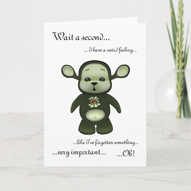 Grattis på födelsedagen - av Nanofa Kort (Framsida)