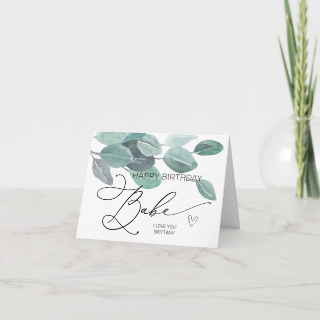 Grattis på födelsedagen Babe for Boykompis Make Ca Kort (Framsida)