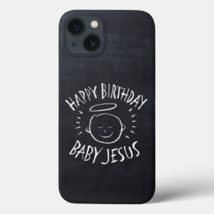 Grattis på födelsedagen Baby Jesus - Chalkboard ip