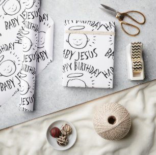 Grattis på födelsedagen Baby Jesus - Julens svarta Presentpapper