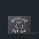 grattis på födelsedagen Baby Jesus - Religiösans j Helg Vykort<br><div class="desc">Det är trevligt att påminnas om varför vi firar "CHRIST"mas.</div>