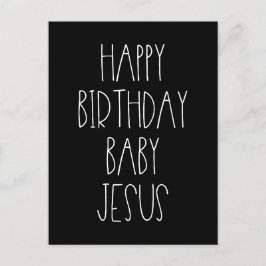 Grattis på födelsedagen Baby Jesus roliga jul Vykort