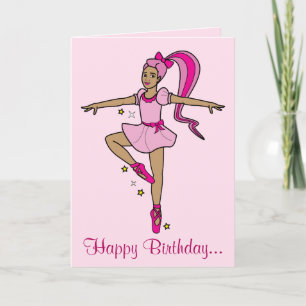 Grattis på födelsedagen BallerinaPrincess! Kort