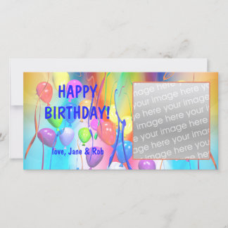 Grattis på födelsedagen-ballonger