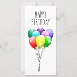 Grattis på födelsedagen-ballonger