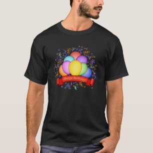 grattis på födelsedagen Balloons Manar T-Shirt