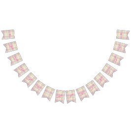 Grattis på födelsedagen-banderoll i Rosa Play Vimplar