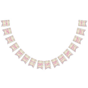 Grattis på födelsedagen-banderoll i Rosa Play Vimplar