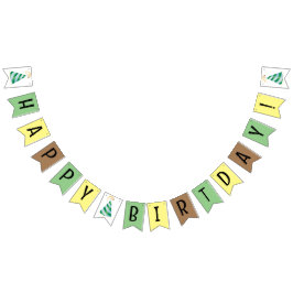 Grattis på födelsedagen banderoll vimplar