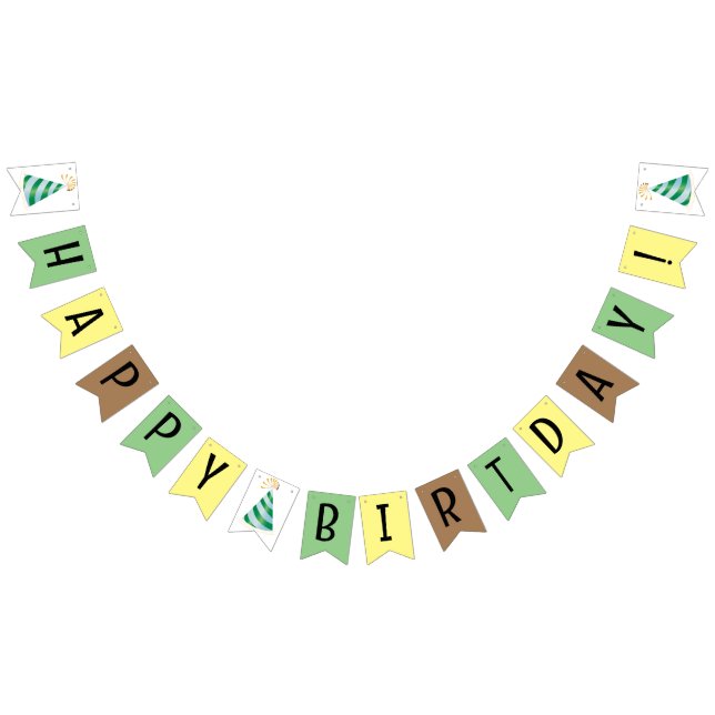 Grattis på födelsedagen banderoll vimplar (Alla)