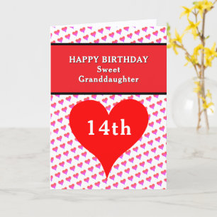 Grattis på födelsedagen Barnbarn Hjärtan i alla ål Kort