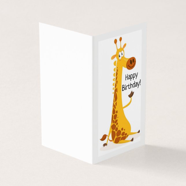 Grattis på födelsedagen - Barnkort Kort (Utsida)