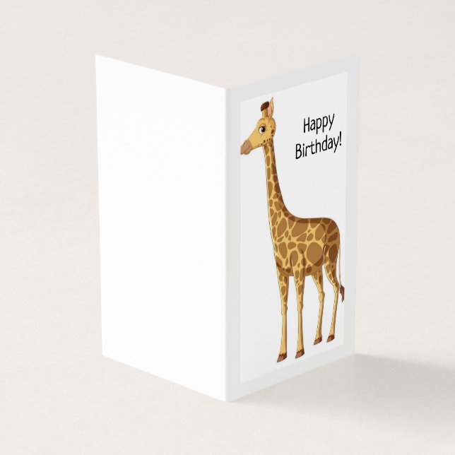 Grattis på födelsedagen - Barnkort Kort (Utsida)