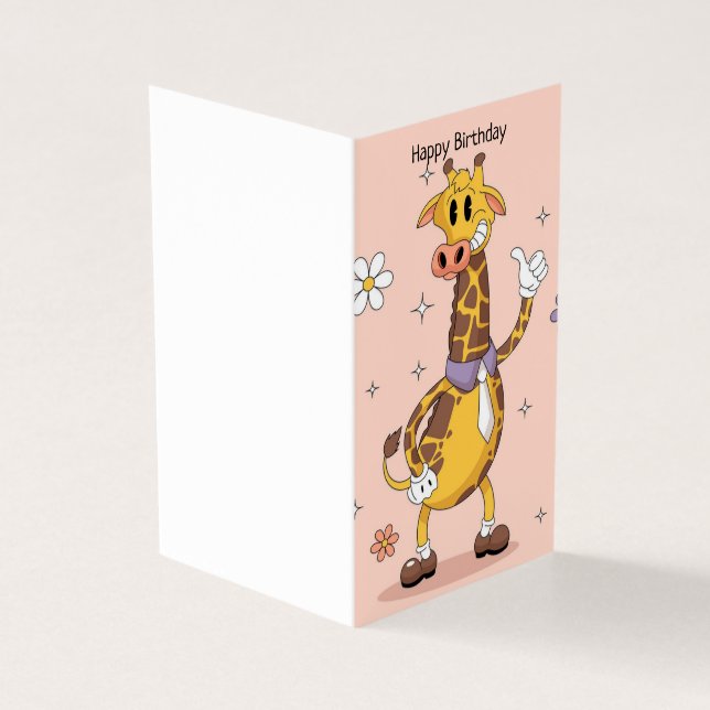 Grattis på födelsedagen - Barnkort Kort (Utsida)