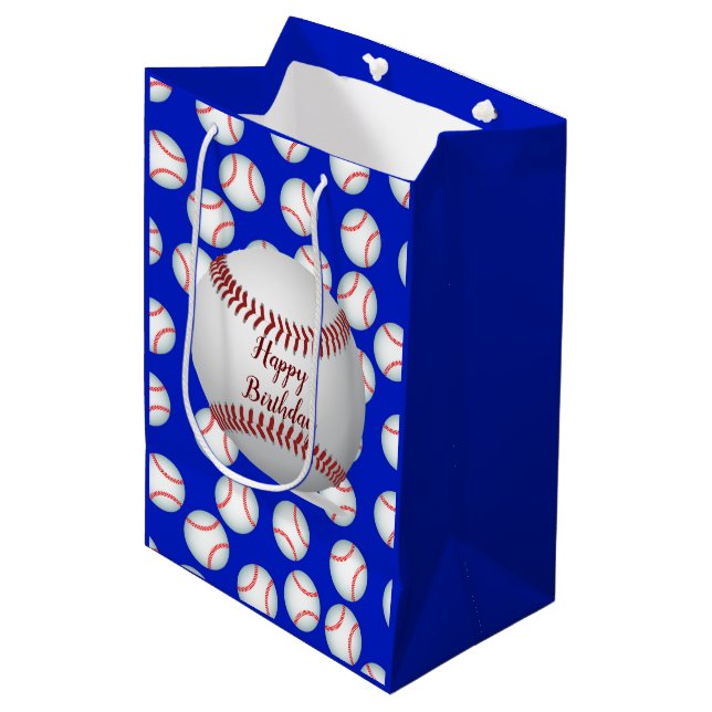 Grattis på födelsedagen Baseboll (Framsidan Vinklad)