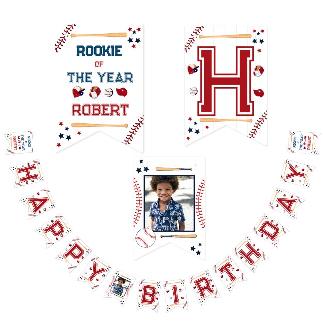 Grattis på födelsedagen Basetball Vimplar (Skapare uppladdad)