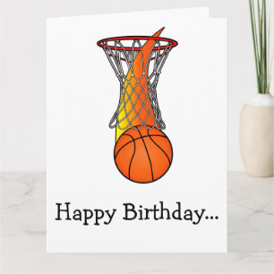 Grattis på födelsedagen Basketball från hela Gang Kort