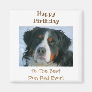 Grattis på födelsedagen bästa Hund Pappa någon Magnet