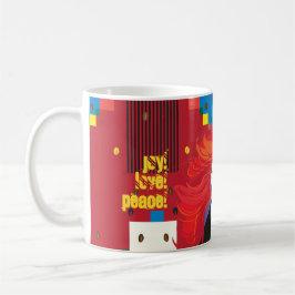GRATTIS PÅ FÖDELSEDAGEN! Beaitiful Mode Woman POP- Kaffemugg