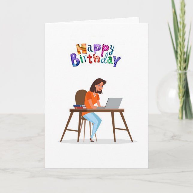 GRATTIS PÅ FÖDELSEDAGEN **BEAUTIFUL DAM** KORT (Framsida)