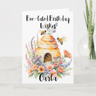 grattis på födelsedagen Bee Card Kort