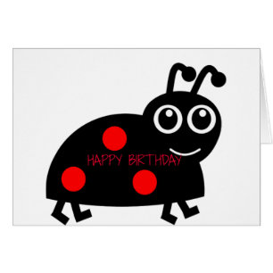 Grattis på födelsedagen Beetle Hälsningskort