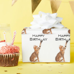 Grattis på födelsedagen Bengal Cat Presentpapper