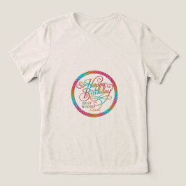 Grattis på födelsedagen Best Önskemål Rainbow Wome T Shirt