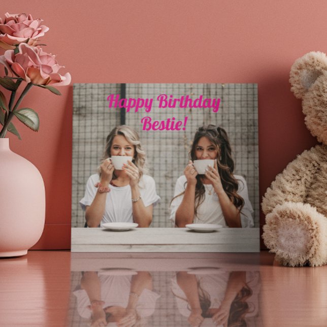 Grattis på födelsedagen Bestie Card Anteckningskort (Skapare uppladdad)