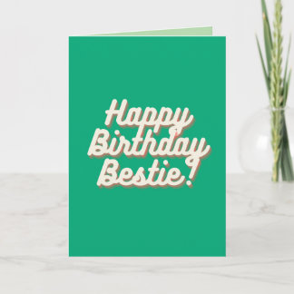 Grattis på födelsedagen Bestie | Grönt Kort