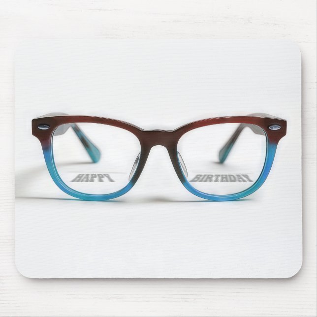 Grattis på födelsedagen Bifocals Musmatta (Framsidan)