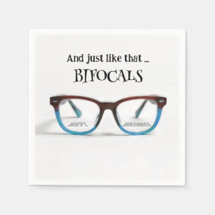Grattis på födelsedagen Bifocals Pappersservett