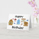 grattis på födelsedagen Bird House CARD Kort (Orchid)