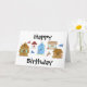 grattis på födelsedagen Bird House CARD Kort (Small Plant)