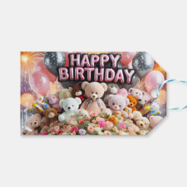 Grattis på födelsedagen, björn unge, Natasha Us Presentetikett