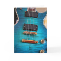 Grattis på födelsedagen - Blå gitarr