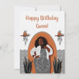Grattis på födelsedagen, Black Woman, Houseplantor