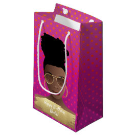 Grattis på födelsedagen! Black Woman w/Guld Shades