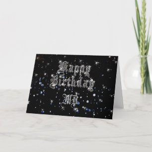 Grattis på födelsedagen Bling Hälsning Kort