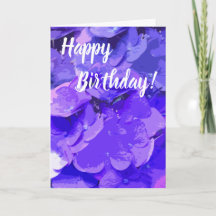 *~* Grattis på födelsedagen Blommigt Hydrangea Flo