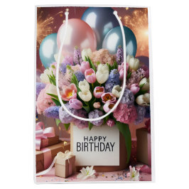 Grattis på födelsedagen, blommor och gåvor, av Nat