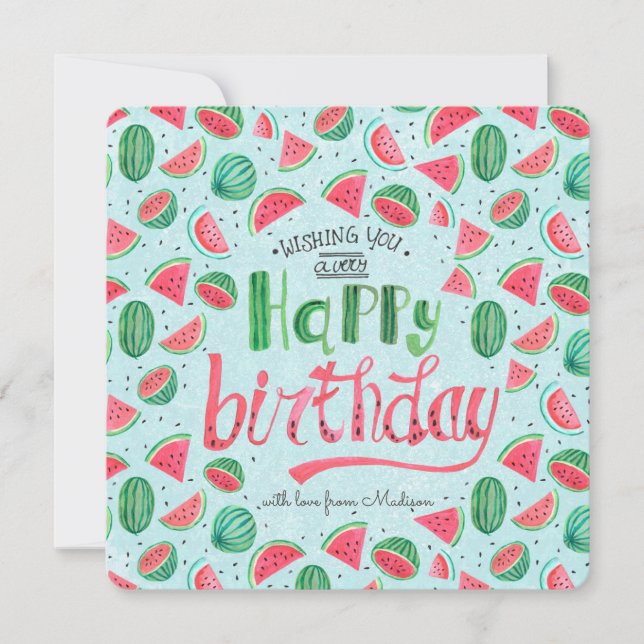 Grattis på födelsedagen Blommor | Vykort (Framsida)