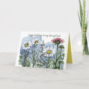 Grattis på födelsedagen Blomsterträdgård för bästa Kort