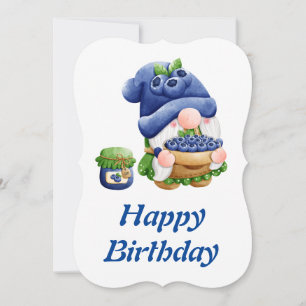 Grattis på födelsedagen Blueberry Gnome