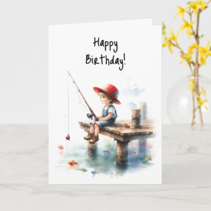 Grattis på födelsedagen Boy Reel Roligt Birthday Ö Kort