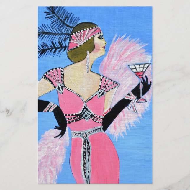 Grattis på födelsedagen brevpapper (Framsida)